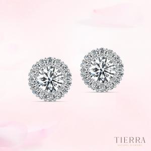 Bông tai nữ đẹp đa dạng kiểu dáng tại Tierra Diamond.