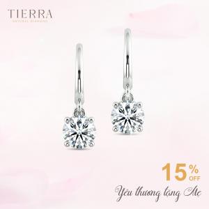 Bông tai Drop earing 1 BTA4101 là mẫu bông tai đẹp mang kiểu dáng hiện đại, đơn giản, dễ kết hợp với nhiều loại trang phục.