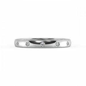 Nhẫn kim cương nữ Eternity cá tính