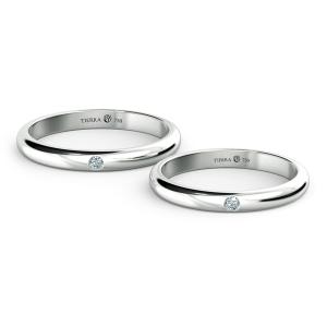 Cặp nhẫn cưới kim cương truyền thống NCC1013