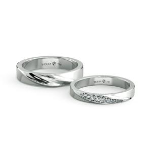 Nhẫn vàng đôi sang trọng hiện đại