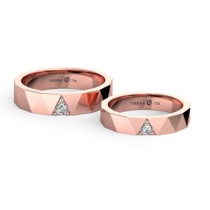 Nhẫn đôi vàng 18k mới lạ thu hút