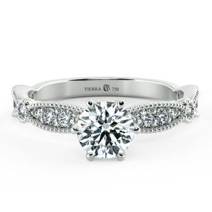 Mẫu nhẫn đá nữ đẹp kiểu Solitaire