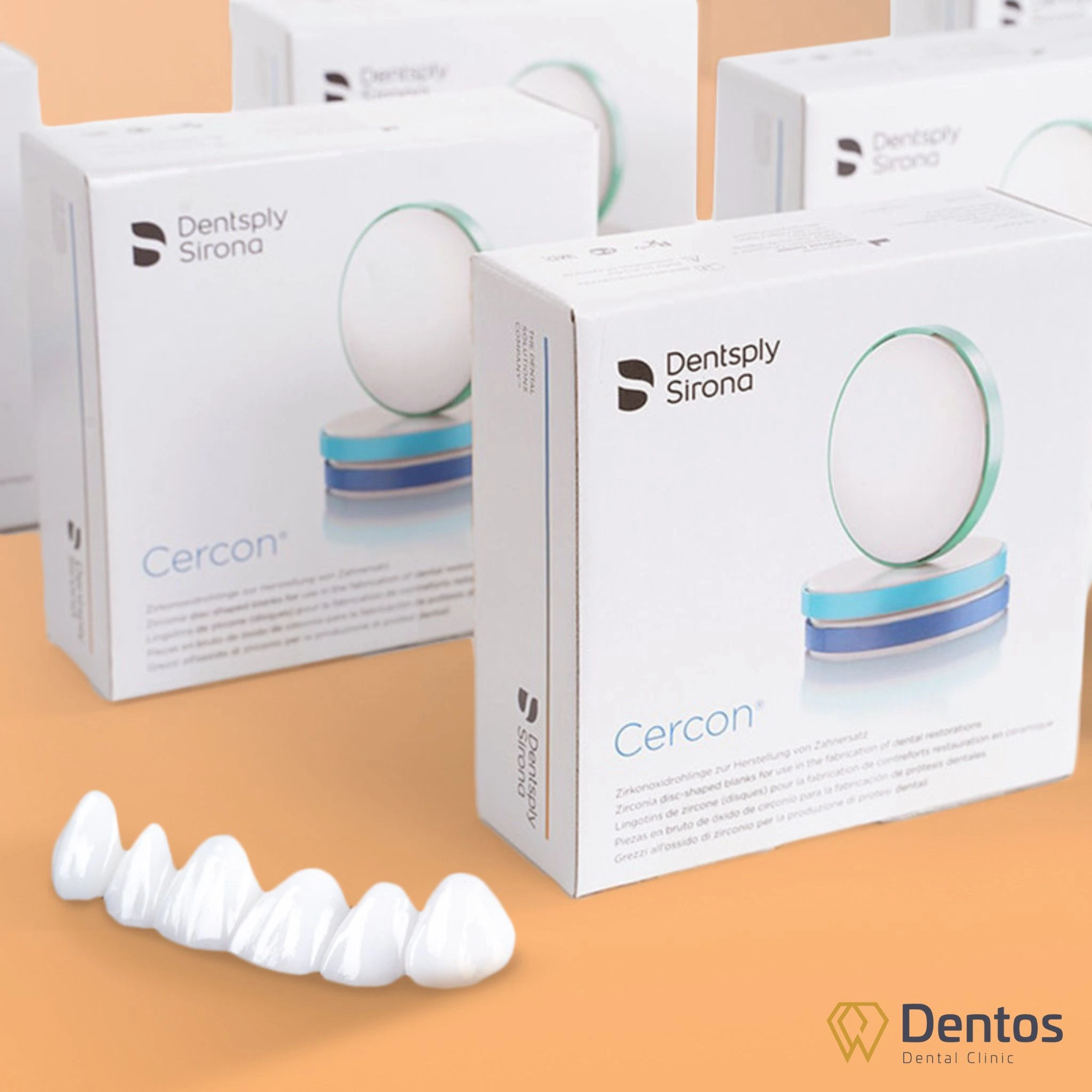 Răng sứ Cercon ht có nguồn gốc từ nước Đức và hiện đang được phân phối bởi Dentsply Sirona