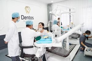 Dentos sử dụng 100% răng sứ chính hãng