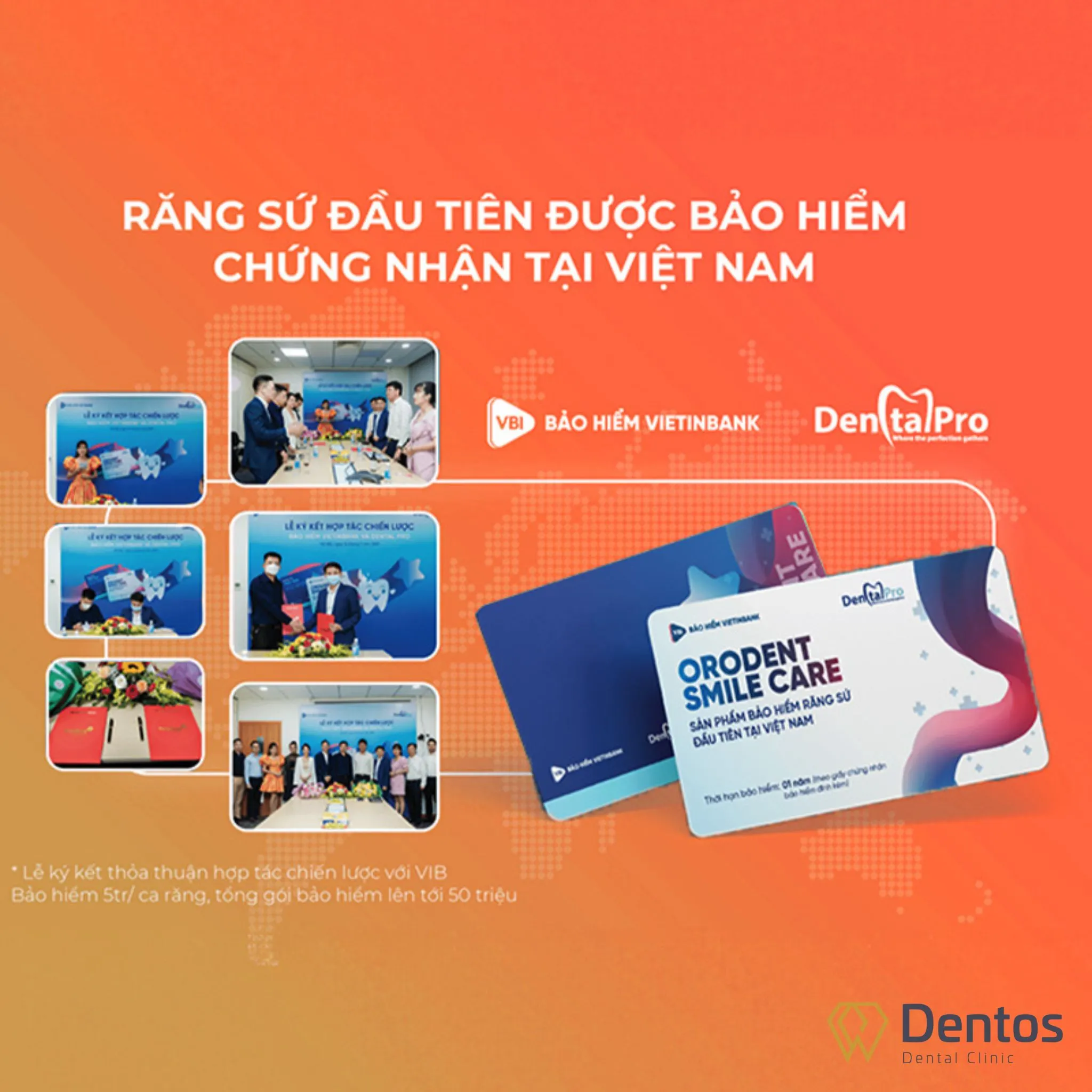 Răng sứ Orodent - Dòng sứ duy nhất tại Việt Nam tặng kèm gói bảo hiểm rủi ro từ VBI