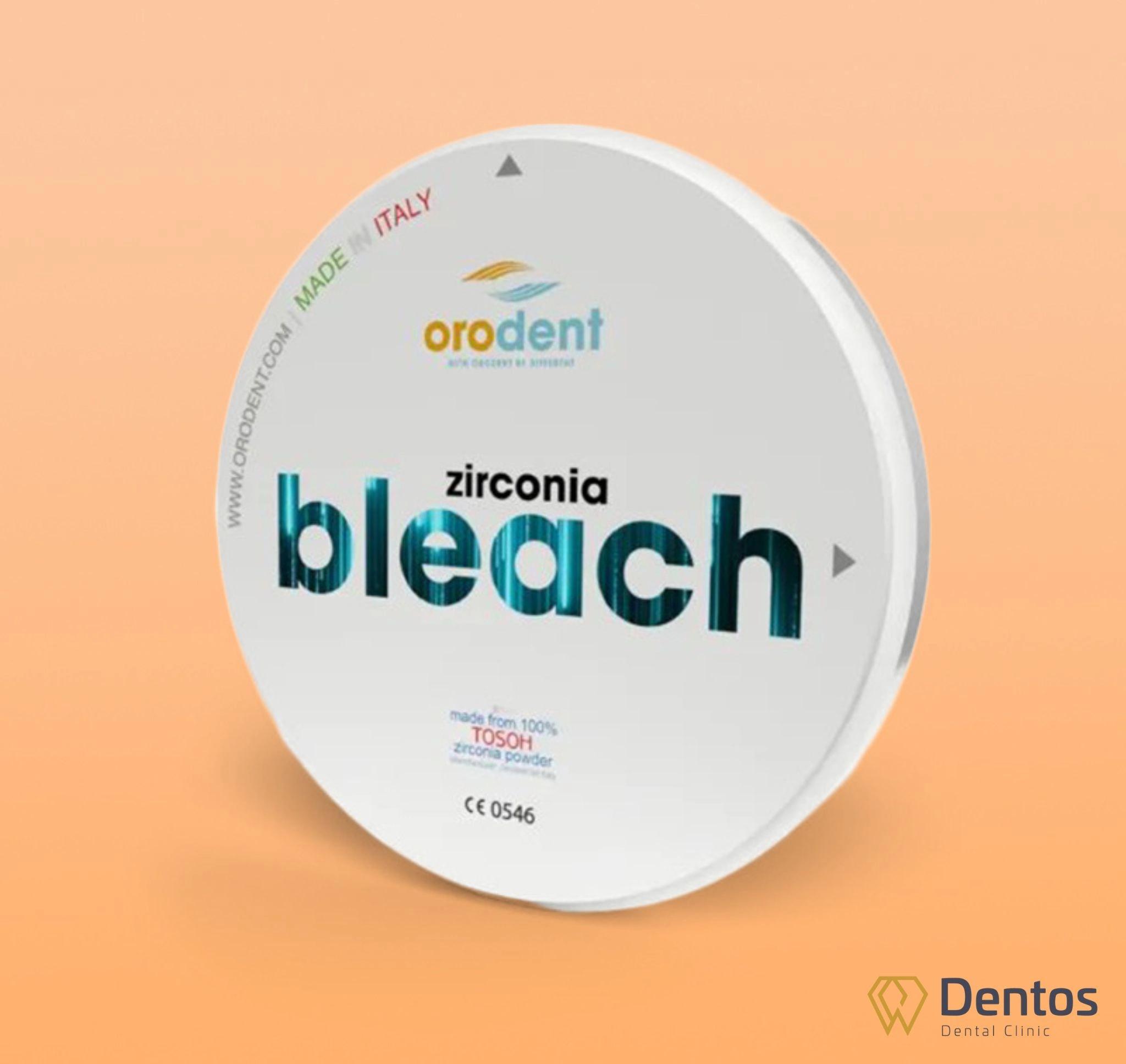 Răng sứ Orodent Bleach là dòng răng sứ cao cấp nhất với 10% tinh thể kim cương liên kết