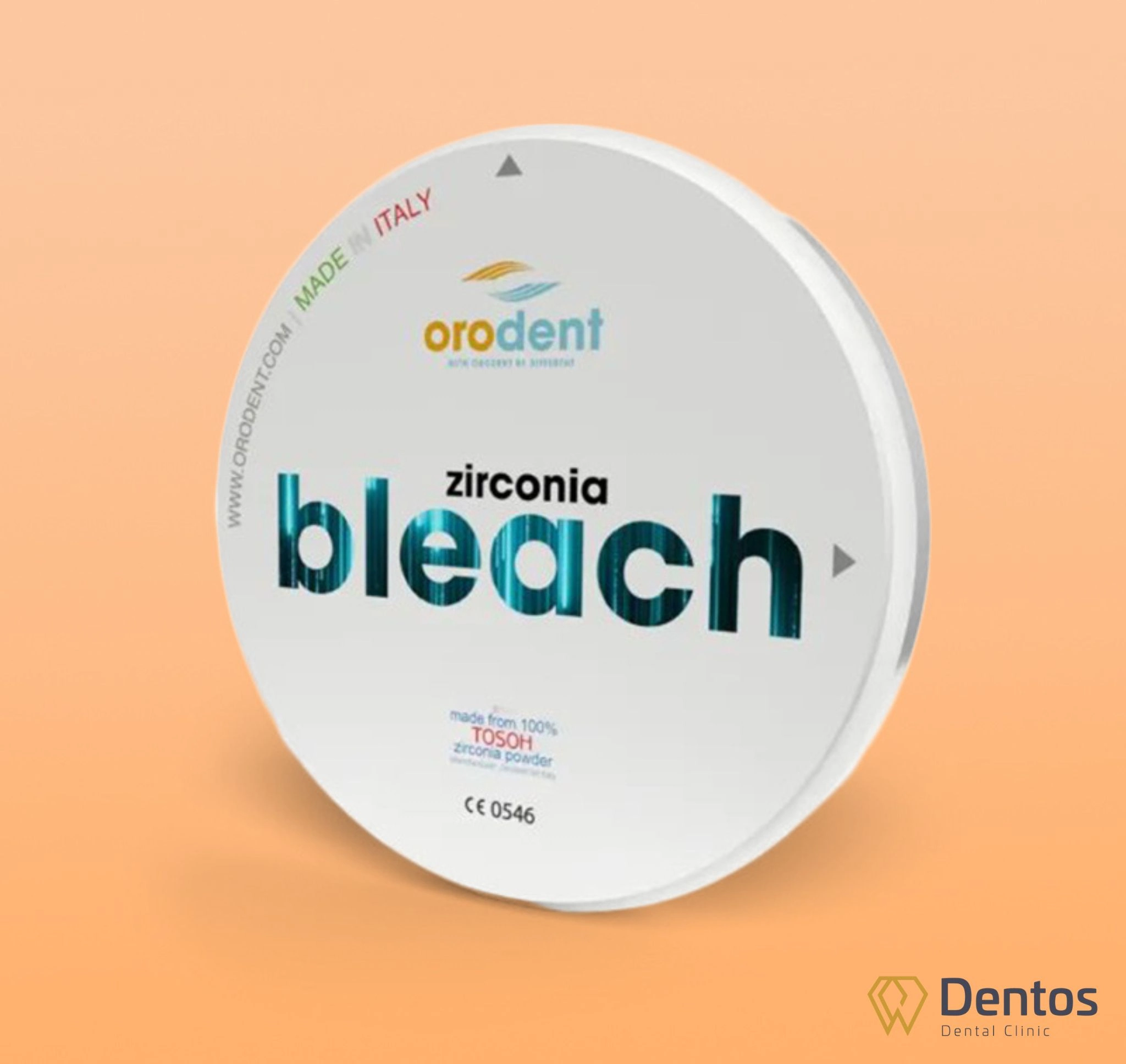 Orodent là dòng răng sứ thẩm mỹ được chế tác hoàn toàn từ bột sứ TOSOH Zirconia