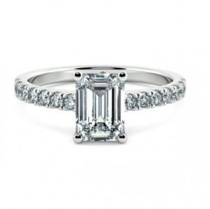 Nhẫn đính hôn Solitaire đai tấm NCH8201