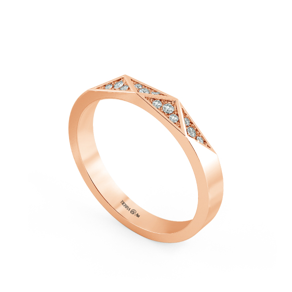 Modern Wedding Band Set NCC2041 4