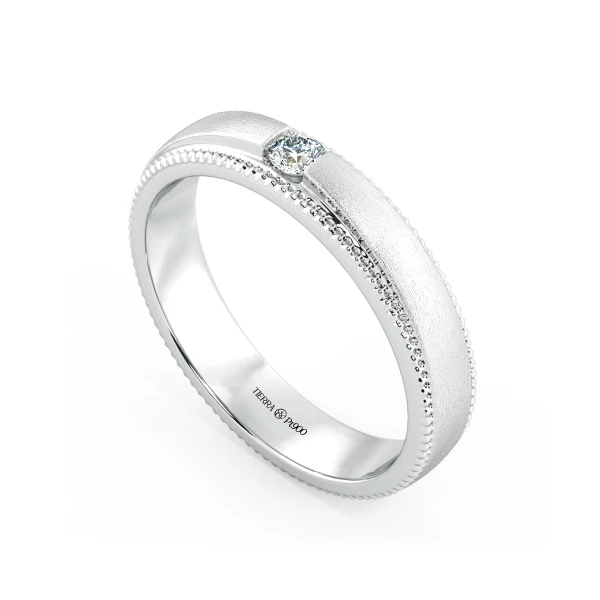 Nhẫn cưới nam kim cương NCM3004 2