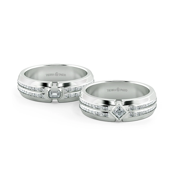 Nhẫn cưới nam Kim Cương Love'em NCM3024 3