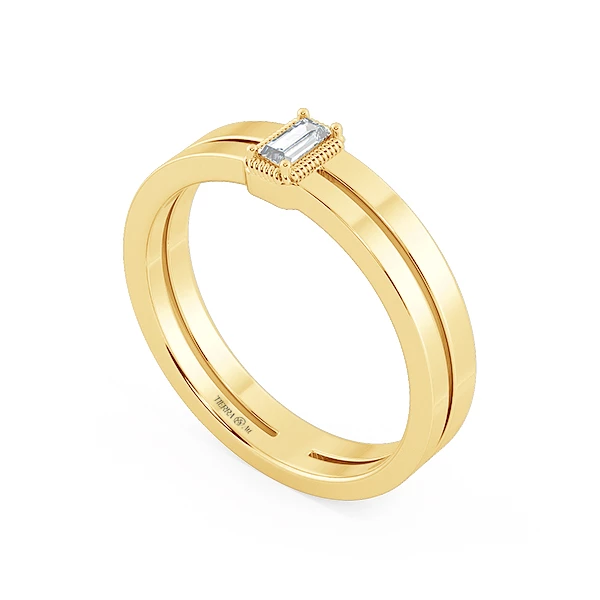 Vintage Wedding Band Set NCC9004 5