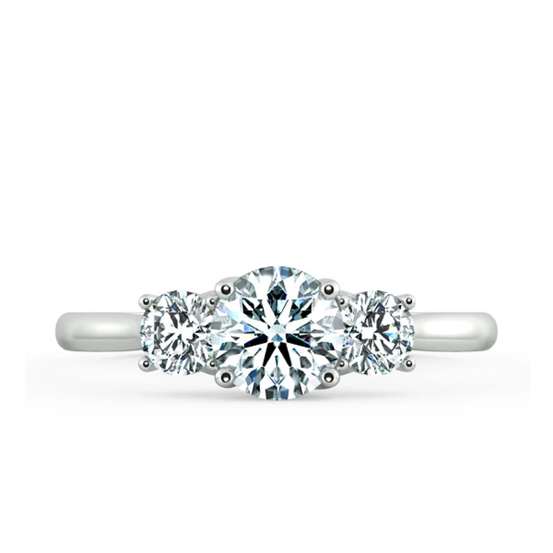 Threestone Classic Engagement Ring NCH3101 2