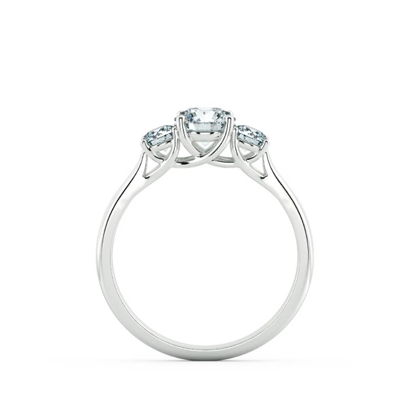 Threestone Classic Engagement Ring NCH3101 5